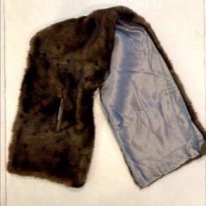 Stevie Mac Luxurious Brown Faux Fur Stole